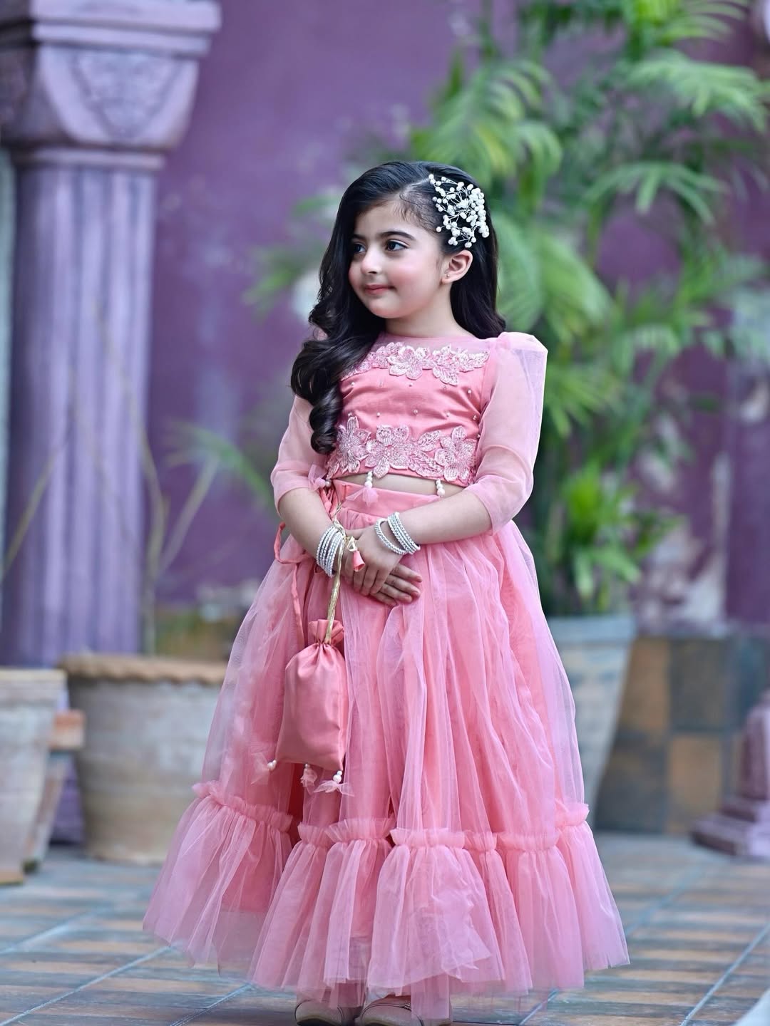 Seraphina Blush Bloom Lehenga Set