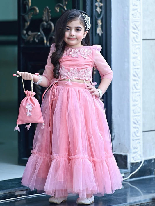 Seraphina Blush Bloom Lehenga Set